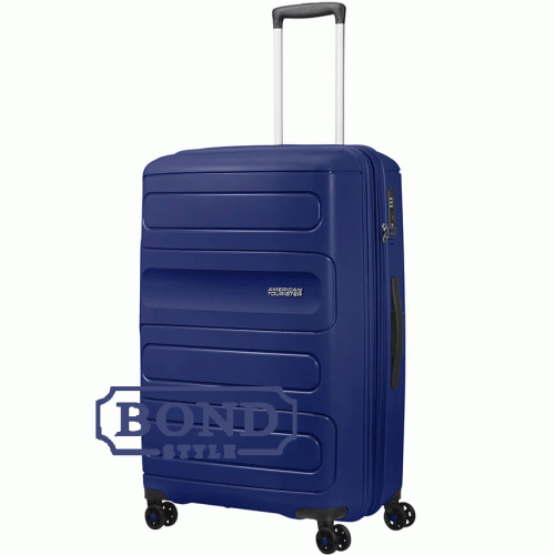 Чемодан American Tourister SUNSIDE 106/118L 51G*31003 синий большой (L)