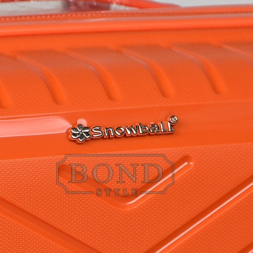Чемодан Snowball 20103 35L оранжевый маленький (S)
