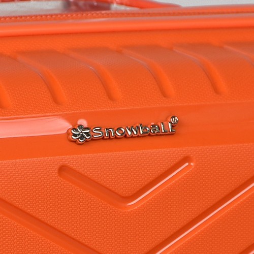 Чемодан Snowball 20103 35L оранжевый маленький (S)