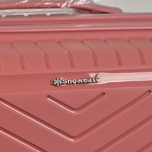 Чемодан Snowball 20103 35L розовый маленький (S)