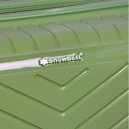 Чемодан Snowball 20103 35L зеленый маленький (S)