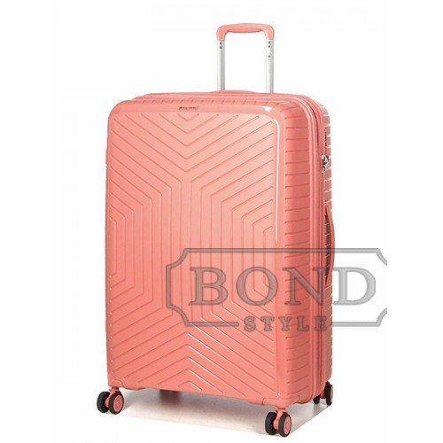 Чемодан Snowball 20103 110/125L розовый большой (L)