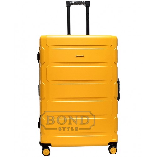 Чемодан Snowball 20503 110L желтый большой (L)