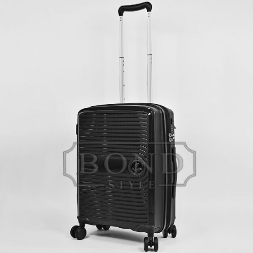 Чемодан AIRTEX 223 35/45L черный маленький (S)