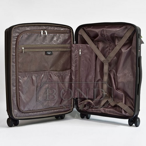 Чемодан AIRTEX 223 35/45L черный маленький (S)