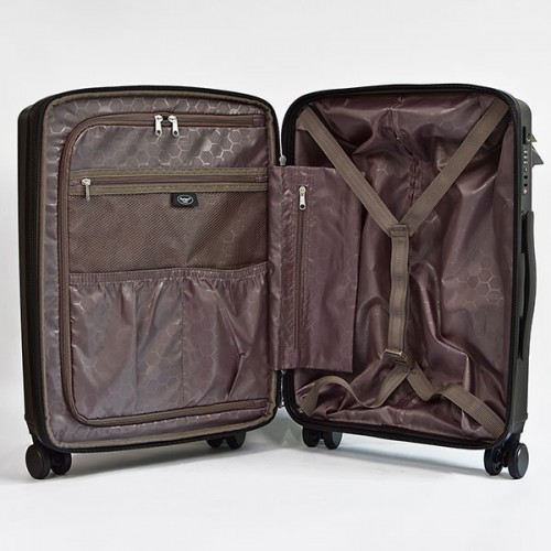 Чемодан AIRTEX 223 35/45L черный маленький (S)