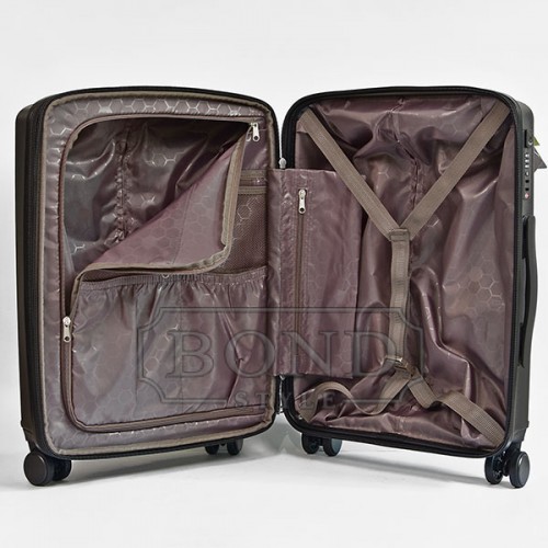 Чемодан AIRTEX 223 35/45L черный маленький (S)