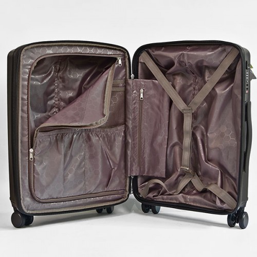Чемодан AIRTEX 223 35/45L черный маленький (S)