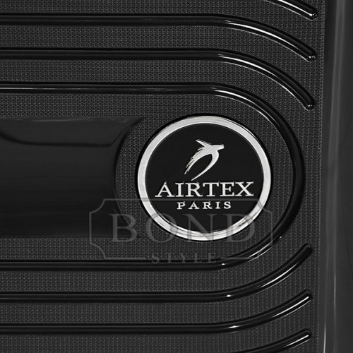 Чемодан AIRTEX 223 35/45L черный маленький (S)