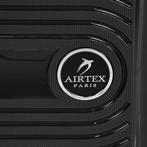 Чемодан AIRTEX 223 35/45L черный маленький (S)