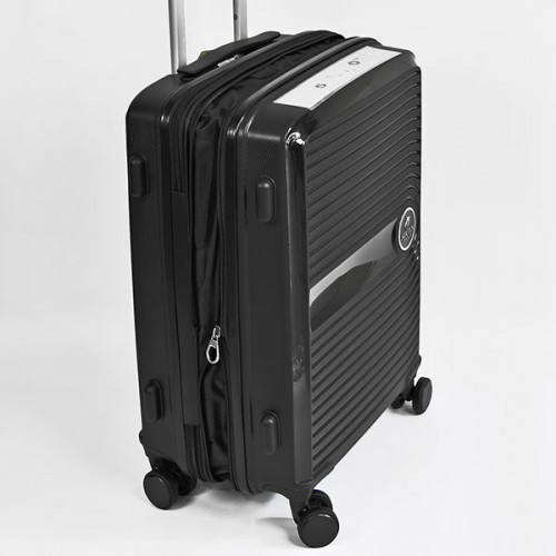 Чемодан AIRTEX 223 35/45L черный маленький (S)