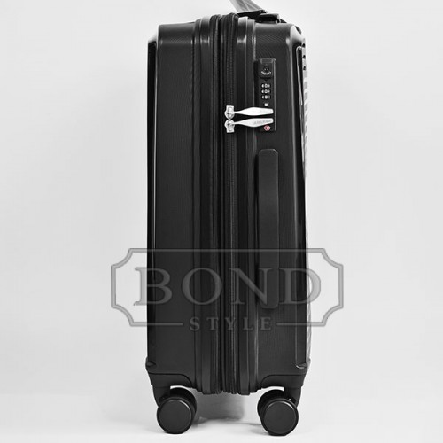 Чемодан AIRTEX 223 35/45L черный маленький (S)