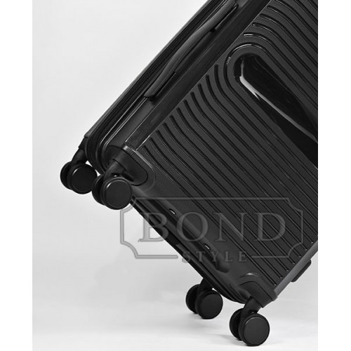 Чемодан AIRTEX 223 35/45L черный маленький (S)