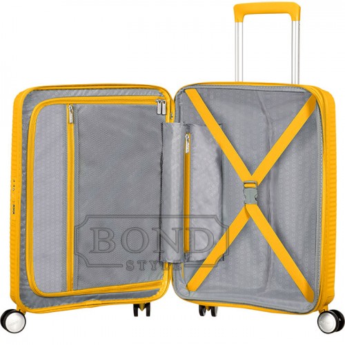 Чемодан маленький American Tourister SOUNDBOX GOLDEN YELLOW 32G*06001