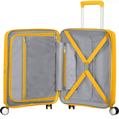 Чемодан маленький American Tourister SOUNDBOX GOLDEN YELLOW 32G*06001