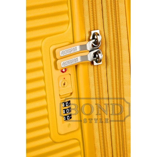 Чемодан маленький American Tourister SOUNDBOX GOLDEN YELLOW 32G*06001