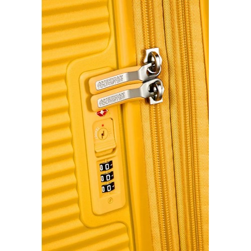 Чемодан маленький American Tourister SOUNDBOX GOLDEN YELLOW 32G*06001