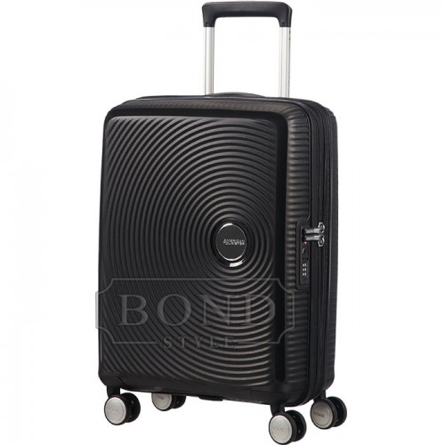 Чемодан маленький American Tourister SOUNDBOX BLACK 32G*09001