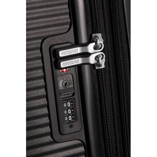Чемодан маленький American Tourister SOUNDBOX BLACK 32G*09001
