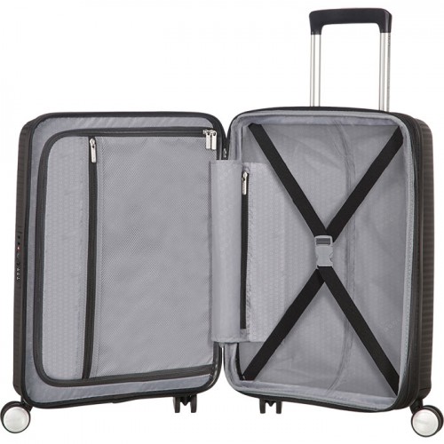 Чемодан маленький American Tourister SOUNDBOX BLACK 32G*09001