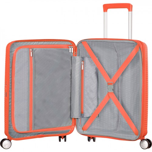 Чемодан маленький American Tourister SOUNDBOX CORAL RED 32G*10001