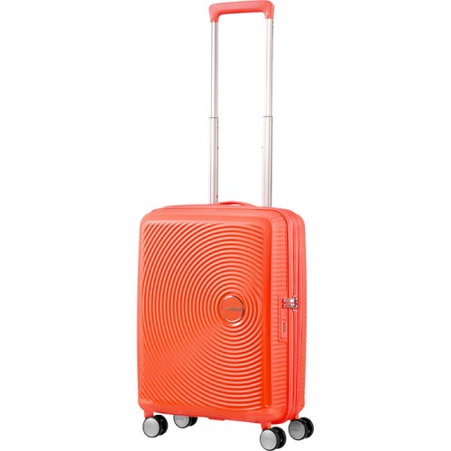 Чемодан маленький American Tourister SOUNDBOX CORAL RED 32G*10001