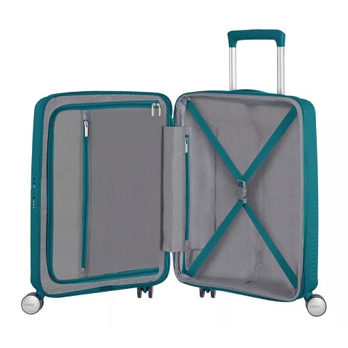 Валіза American Tourister SOUNDBOX GREEN маленька