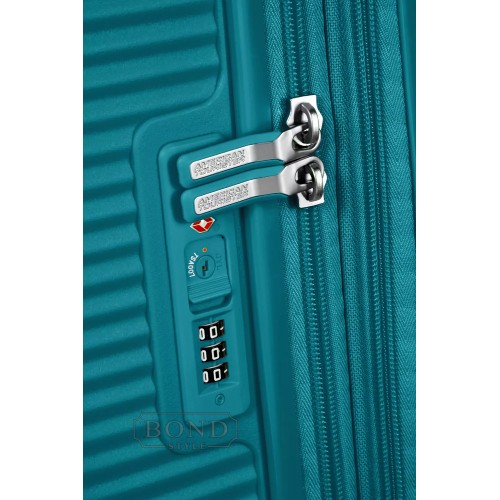 Чемодан American Tourister SOUNDBOX GREEN 71,5/81L 32G*14002 морская волна средний (M)