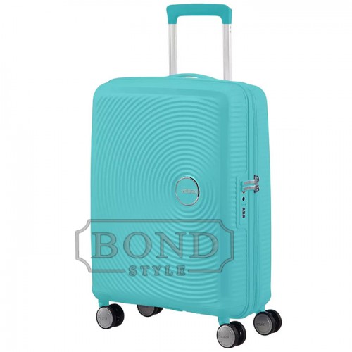 Чемодан маленький American Tourister SOUNDBOX AQUA BLUE 32G*21001