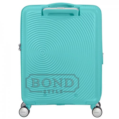 Чемодан маленький American Tourister SOUNDBOX AQUA BLUE 32G*21001