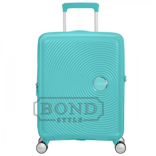Чемодан маленький American Tourister SOUNDBOX AQUA BLUE 32G*21001
