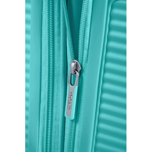 Чемодан маленький American Tourister SOUNDBOX AQUA BLUE 32G*21001