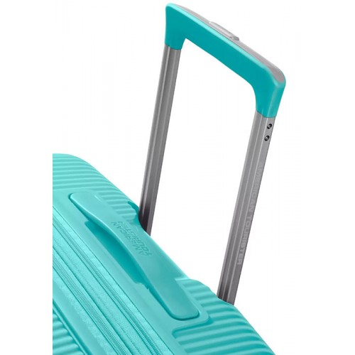 Чемодан маленький American Tourister SOUNDBOX AQUA BLUE 32G*21001