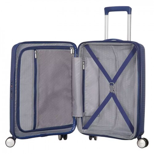 Чемодан маленький American Tourister SOUNDBOX BLUE 32G*41001