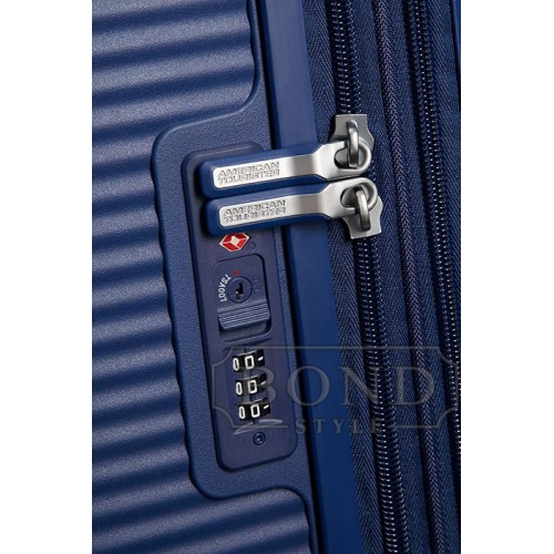 Чемодан маленький American Tourister SOUNDBOX BLUE 32G*41001
