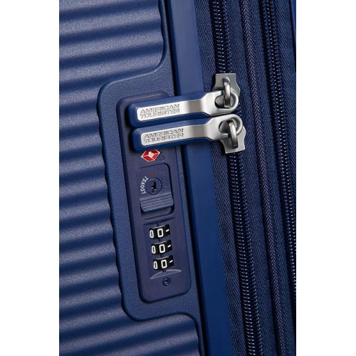 Чемодан маленький American Tourister SOUNDBOX BLUE 32G*41001