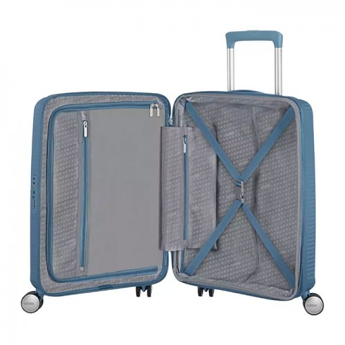 Чемодан маленький American Tourister SOUNDBOX BLUE 32G*51001