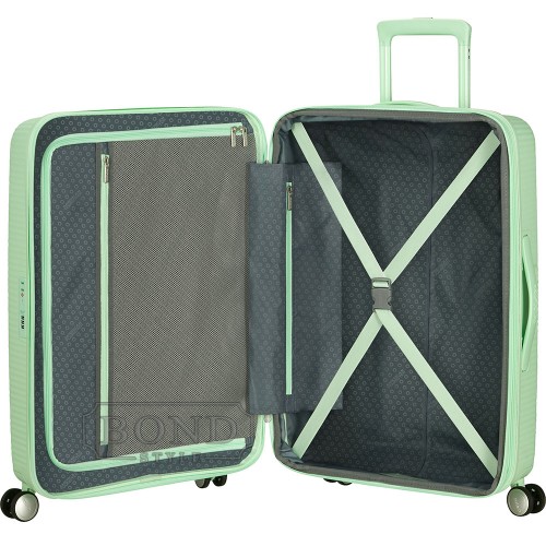 Чемодан American Tourister SOUNDBOX PASTEL GREEN 71,5/81L 32G*64002 пастельный зеленый (M)