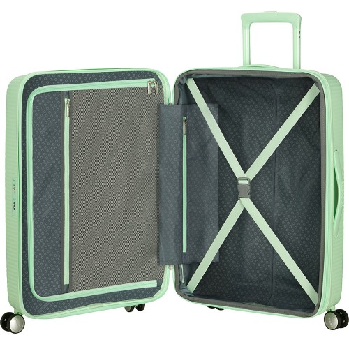 Чемодан American Tourister SOUNDBOX PASTEL GREEN 71,5/81L 32G*64002 пастельный зеленый (M)