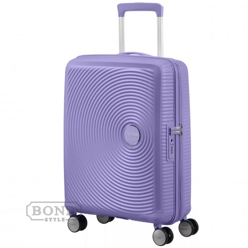 Валіза American Tourister SOUNDBOX PURPLE маленька