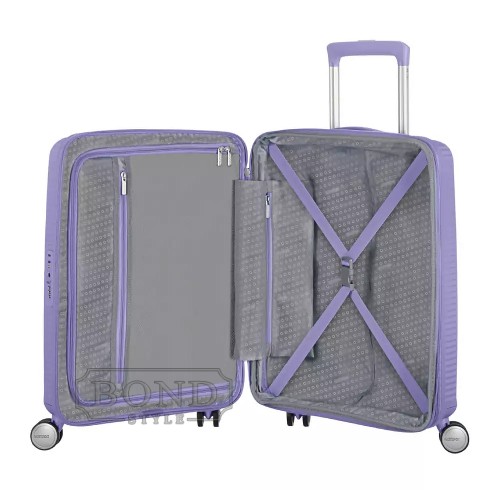 Валіза American Tourister SOUNDBOX PURPLE маленька