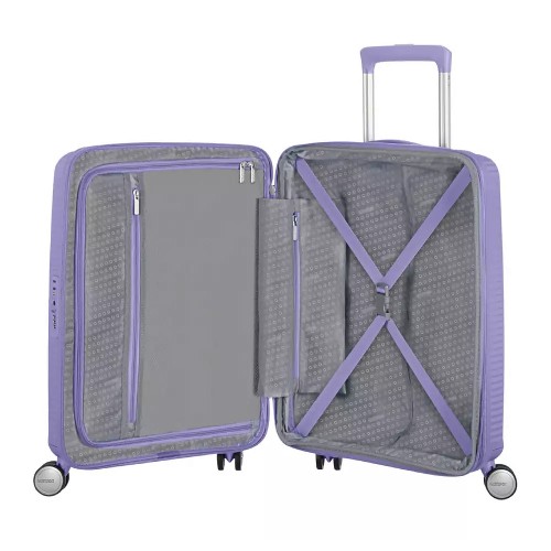 Валіза American Tourister SOUNDBOX PURPLE маленька