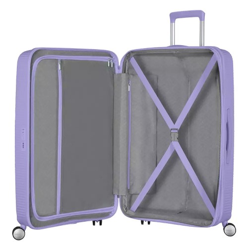 Чемодан American Tourister SOUNDBOX PURPLE 71,5/81L 32G*82002 фиолетовый средний (M)