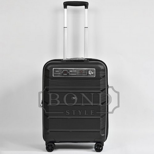 Чемодан AIRTEX 646 37/45L черный маленький (S)