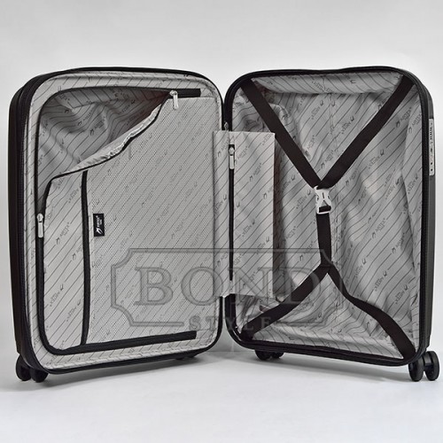 Чемодан AIRTEX 646 37/45L черный маленький (S)