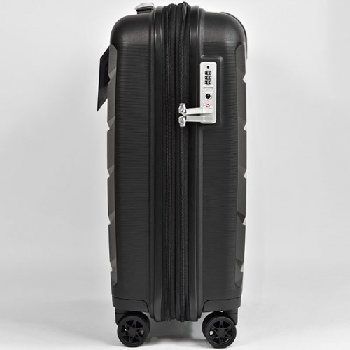 Чемодан AIRTEX 646 37/45L черный маленький (S)