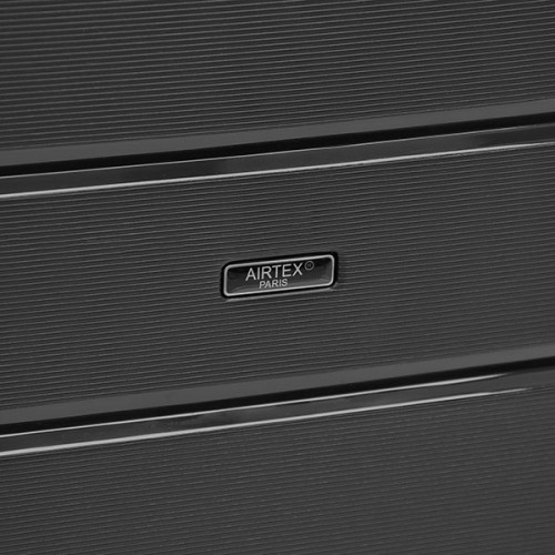Чемодан AIRTEX 646 37/45L черный маленький (S)
