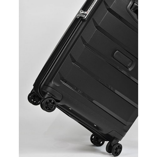 Чемодан AIRTEX 646 37/45L черный маленький (S)