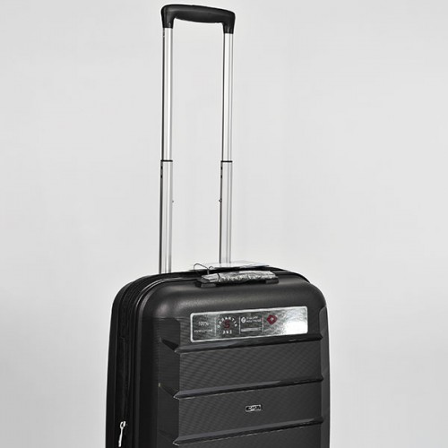 Чемодан AIRTEX 646 37/45L черный маленький (S)