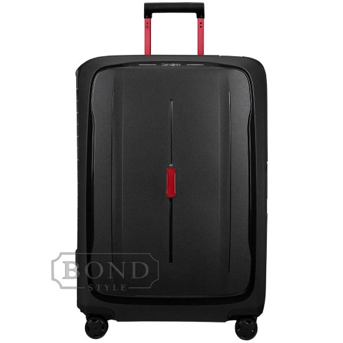 Чемодан 75 см Samsonite ESSENS CHARCOAL/RED KM0*18003 черный (L)
